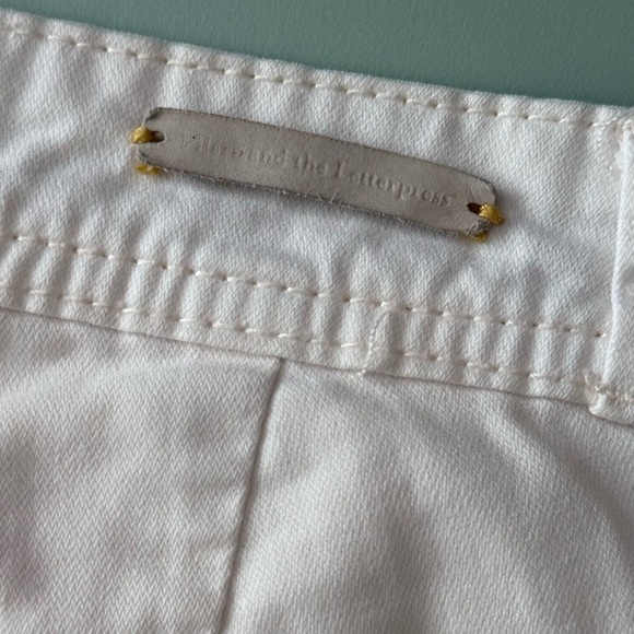 Anthropologie Pilcro and the Letterpress Low Rise Jeans White Size 25 - Picture 8 of 11